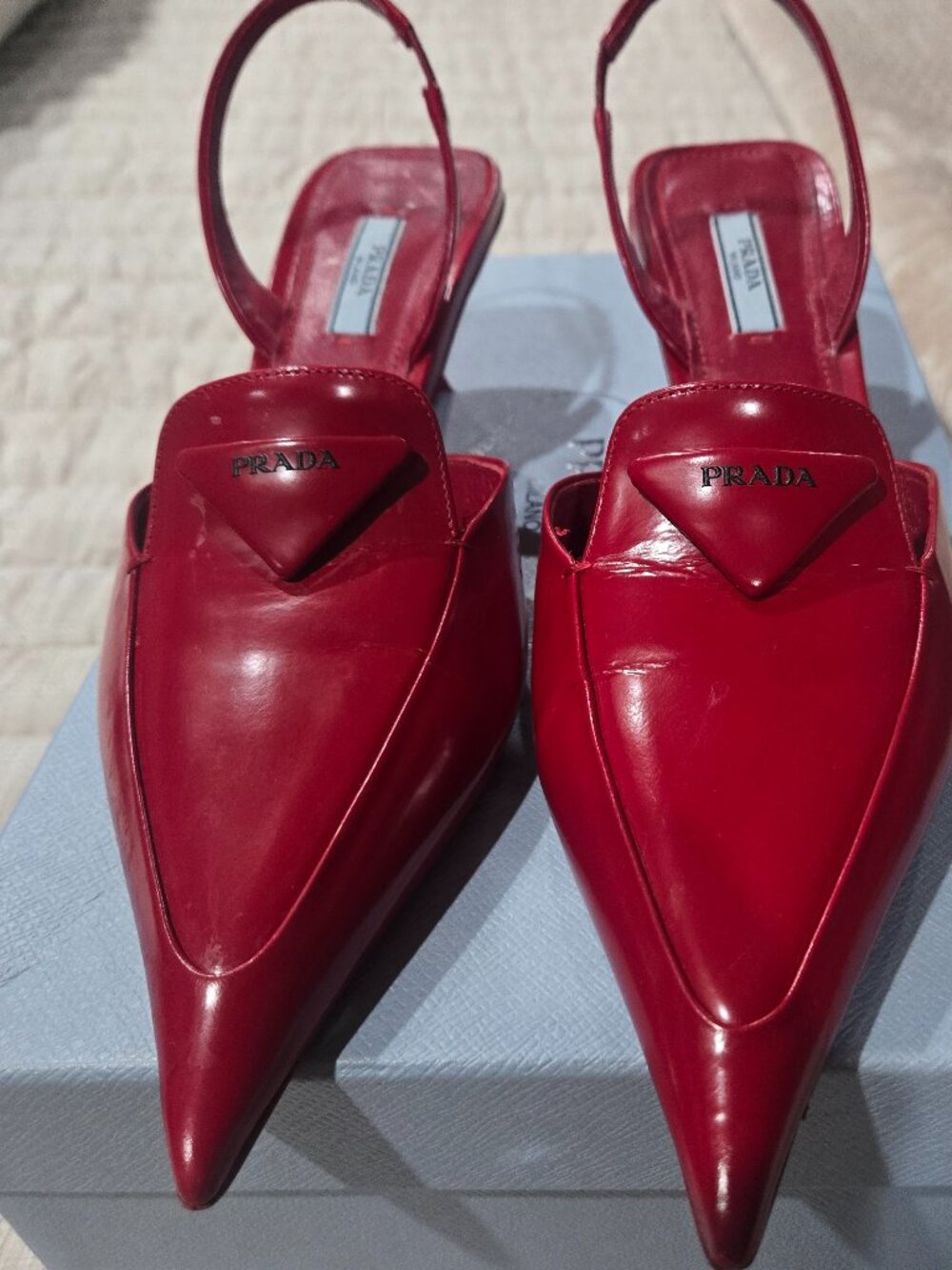 PRADA kitten heels